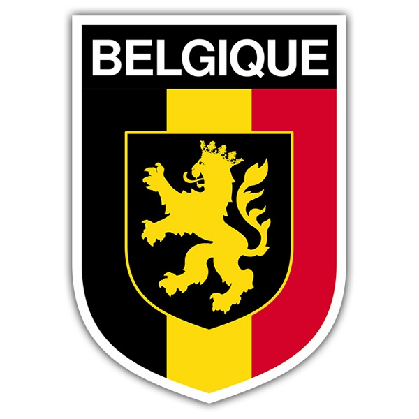 Pegatinas: Escudo Bélgica