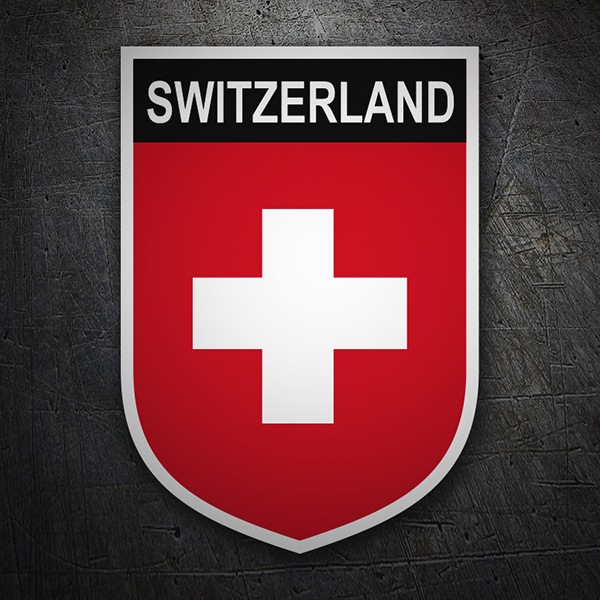 Pegatinas: Escudo Suiza