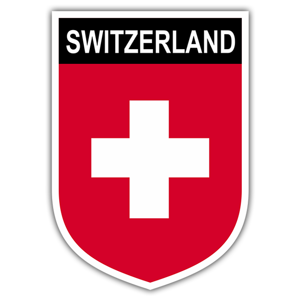 Pegatinas: Escudo Suiza 0