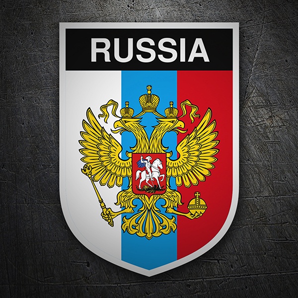 Pegatinas: Escudo Rusia 1