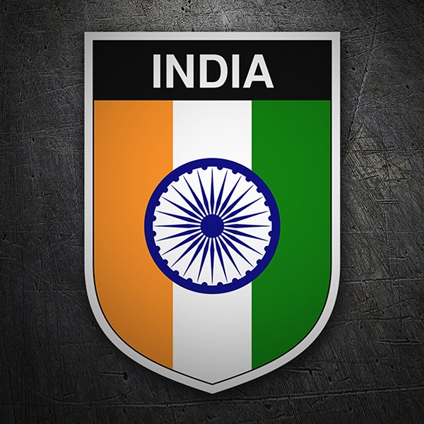 Pegatinas: Escudo India
