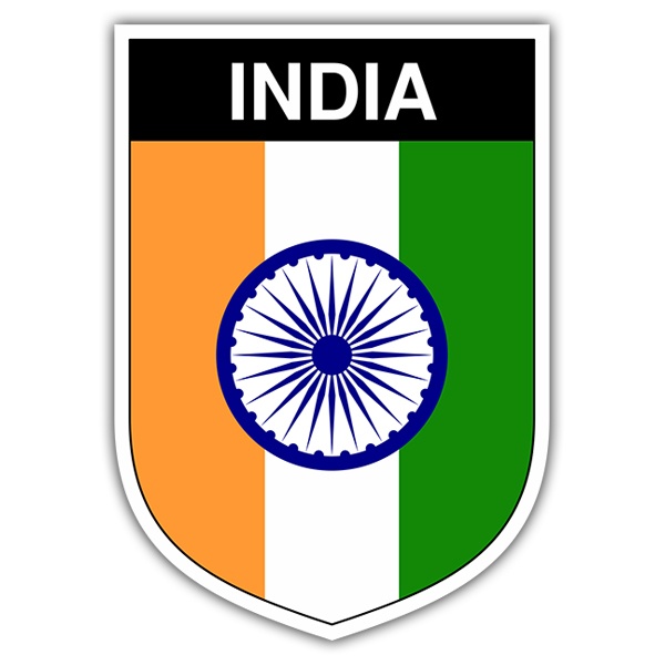 Pegatinas: Escudo India