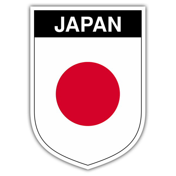 Pegatinas: Escudo Japón
