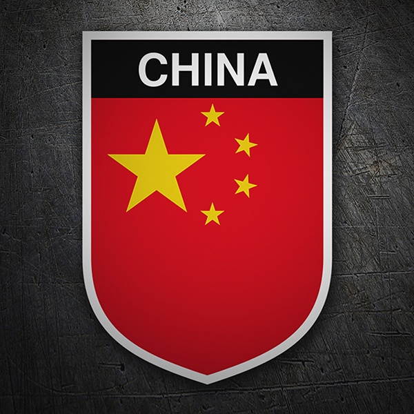 Pegatinas: Escudo China