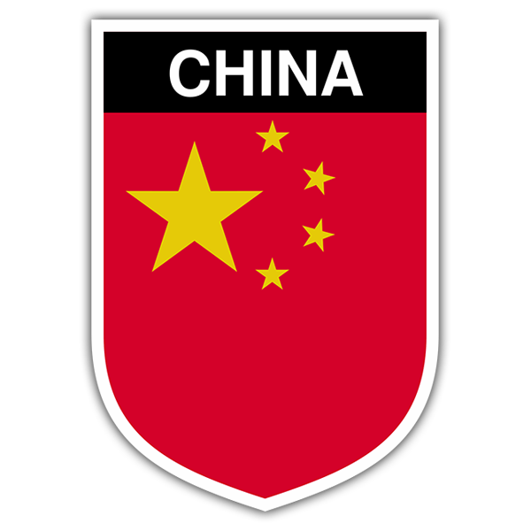 Pegatinas: Escudo China