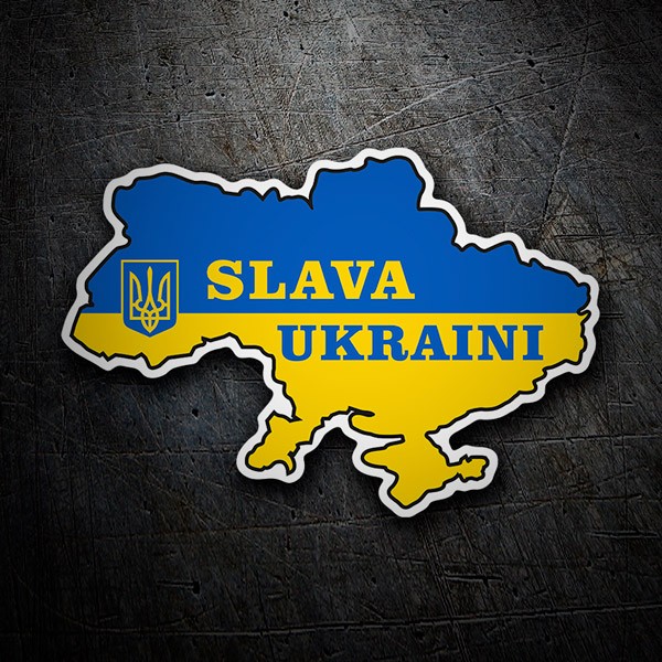 Pegatinas: Gloria a Ucrania 1