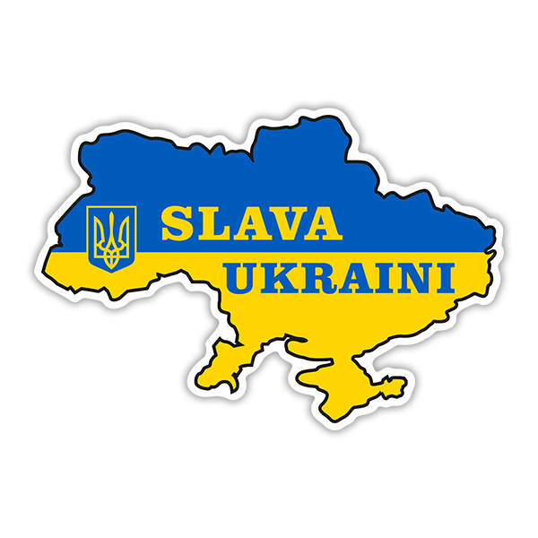 Pegatinas: Gloria a Ucrania
