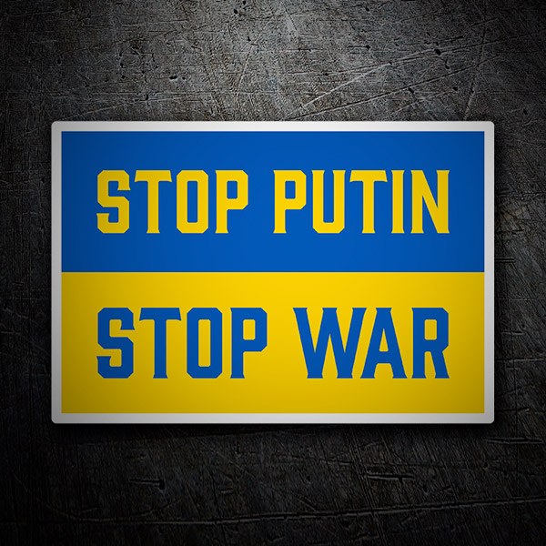 Pegatinas: Stop Putin Stop War 1