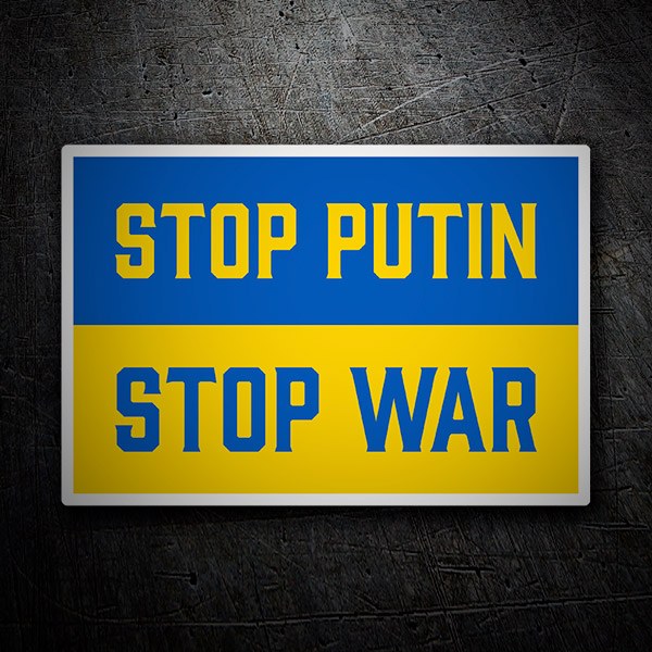 Pegatinas: Stop Putin Stop War