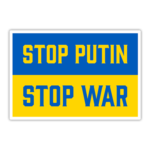 Pegatinas: Stop Putin Stop War 0