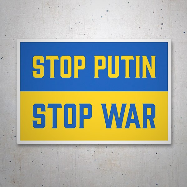 Pegatinas: Stop Putin Stop War