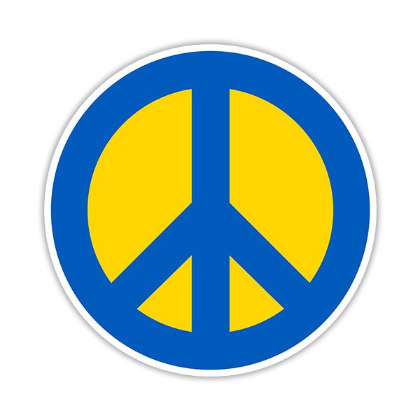 Pegatinas: Ucrania Símbolo de la Paz