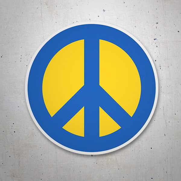 Pegatinas: Ucrania Símbolo de la Paz
