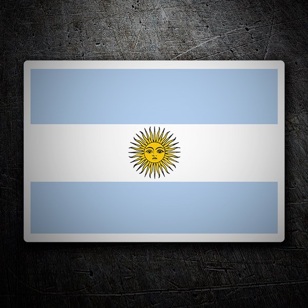 Pegatinas: Bandera Argentina 1