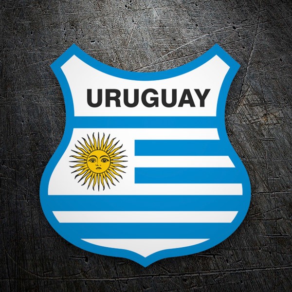 Pegatinas: Escudo bandera de Uruguay