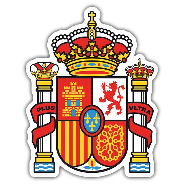 Pegatinas: Escudo de España