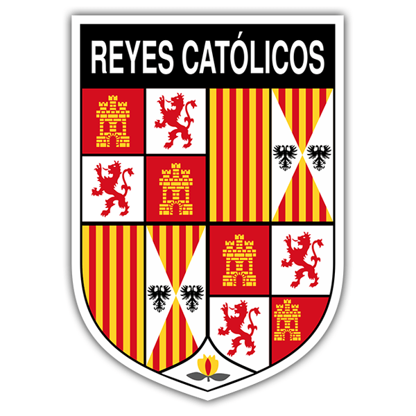 Pegatinas: Escudo Reyes Católicos