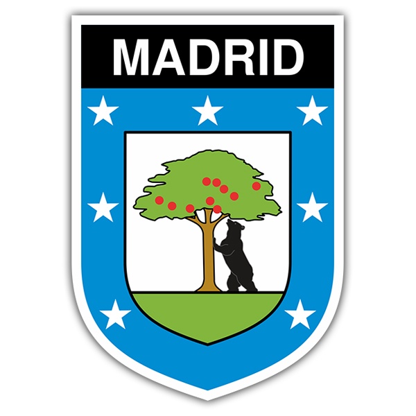 Pegatinas: Escudo Madrid