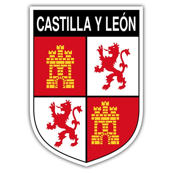 Pegatinas: Escudo Castilla y León