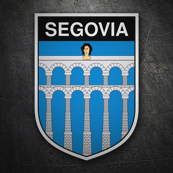 Pegatinas: Escudo Segovia