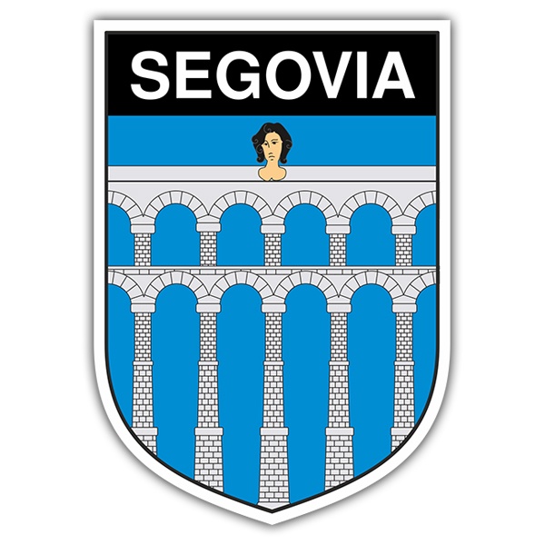 Pegatinas: Escudo Segovia