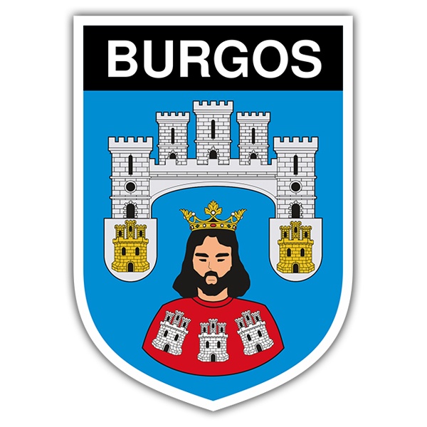 Pegatinas: Escudo Burgos