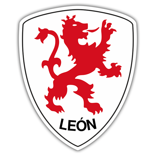 Pegatinas: Escudo León 0
