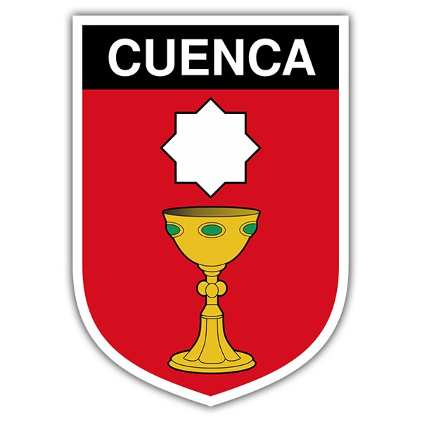 Pegatinas: Escudo Cuenca