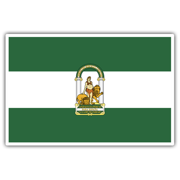 Pegatinas: Bandera Andalucía