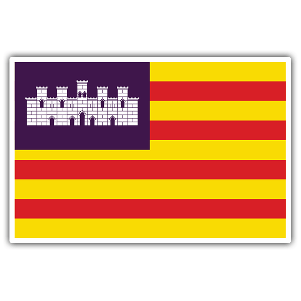 Pegatinas: Bandera Illes Balears 0