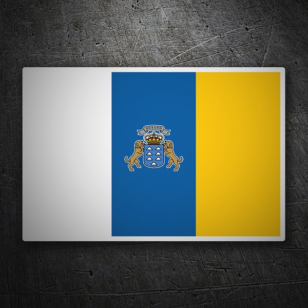 Pegatinas: Bandera Islas Canarias