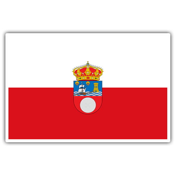 Pegatinas: Bandera Cantabria 0