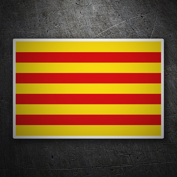Pegatinas: Bandera Cataluña