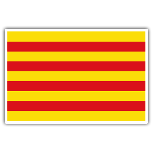 Pegatinas: Bandera Cataluña