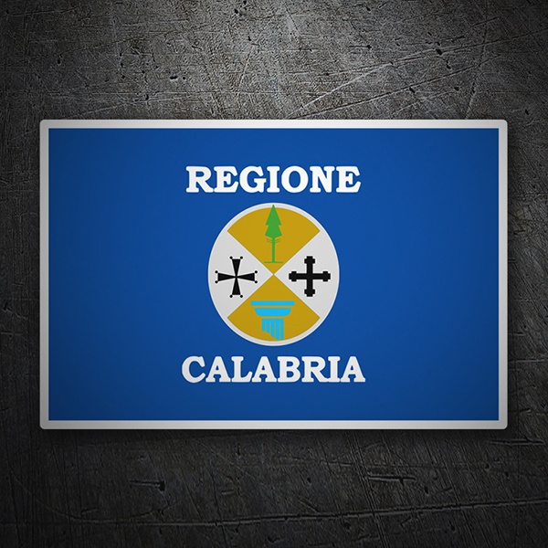 Pegatinas: Bandera Calabria