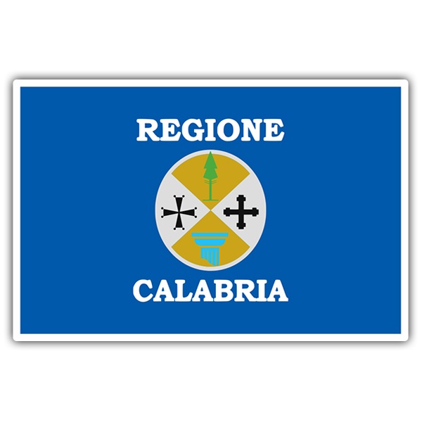 Pegatinas: Bandera Calabria