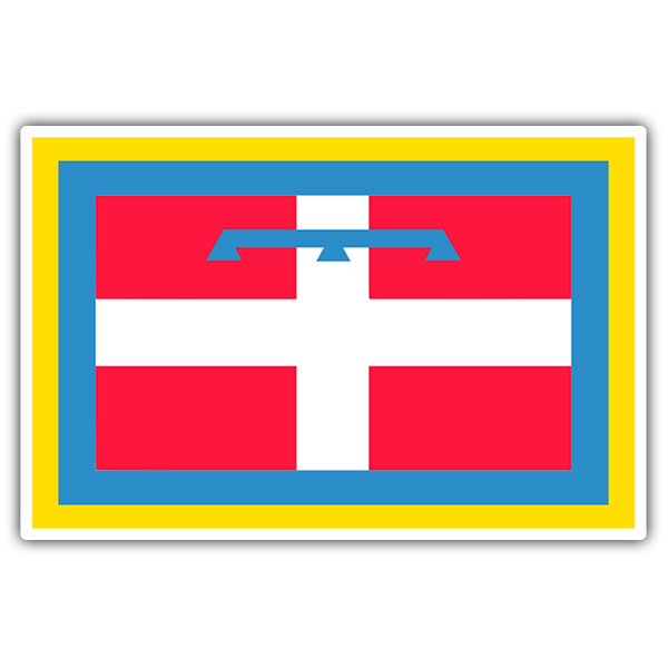 Pegatinas: Bandera Piamonte