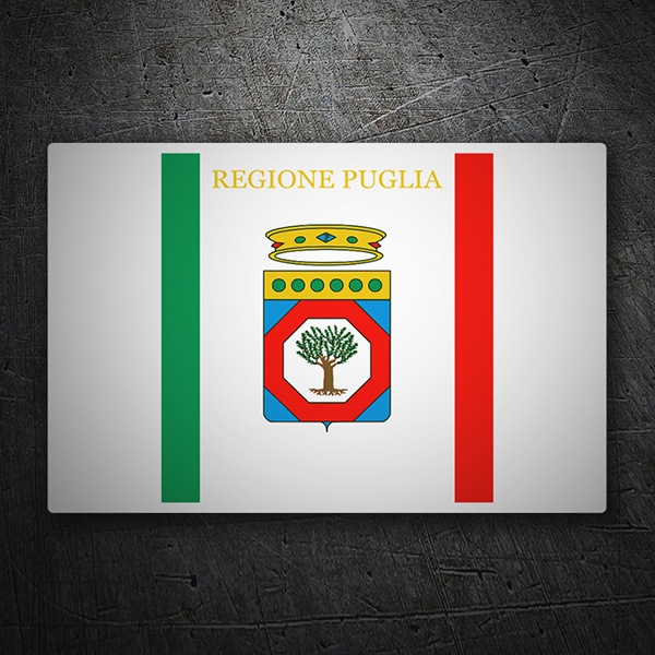 Pegatinas: Bandera Apulia