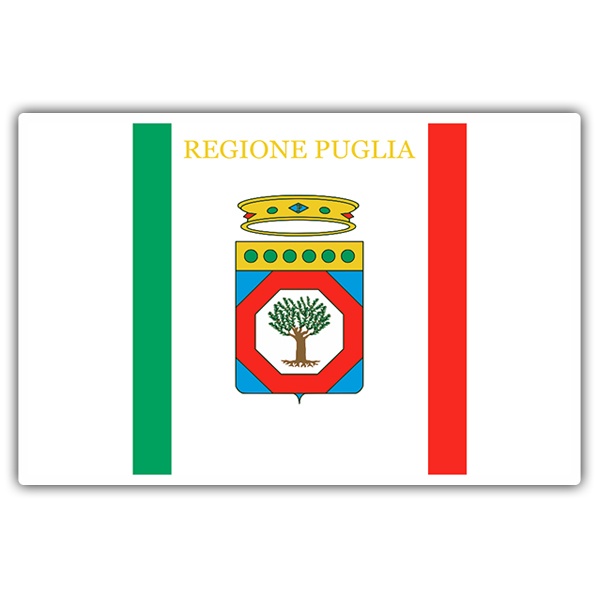Pegatinas: Bandera Apulia