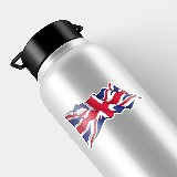 Pegatinas: Bandera del Reino Unido ondeando 6