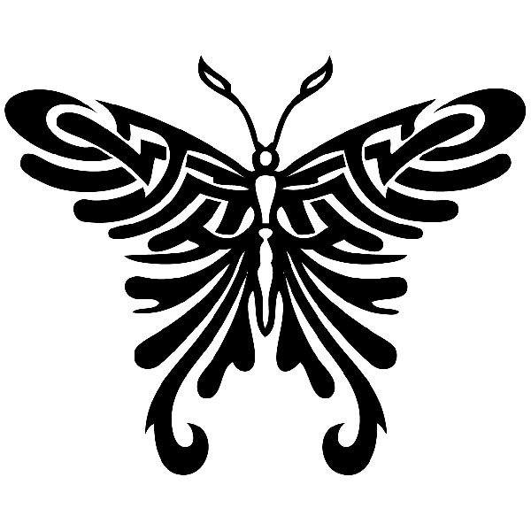 Pegatinas: Tribal Mariposa