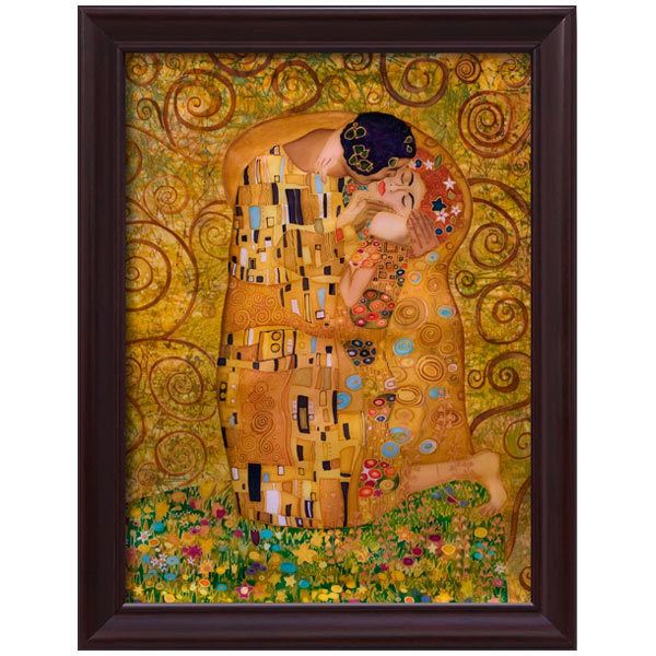 Vinilos Decorativos: Cuadro El beso de Klimt