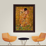 Vinilos Decorativos: Cuadro El beso de Klimt 4