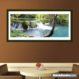 Vinilos Decorativos: Cuadro río con cascada 4