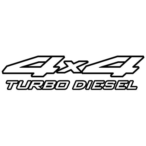 Pegatinas: 4x4 turbo diesel
