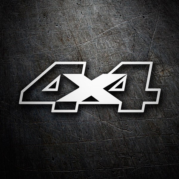 Pegatinas: 4x4 Pegados en Composici&oacute;n Unida