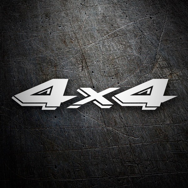 Pegatinas: 4x4 Efecto Relieve