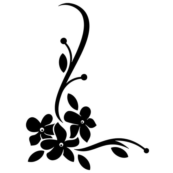 Vinilos Decorativos: Floral Artemis