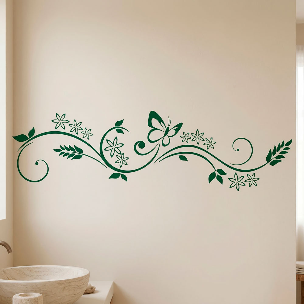 Vinilos Decorativos: Floral Brexia