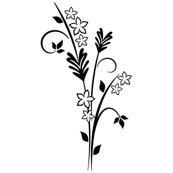 Vinilos Decorativos: Floral Basia